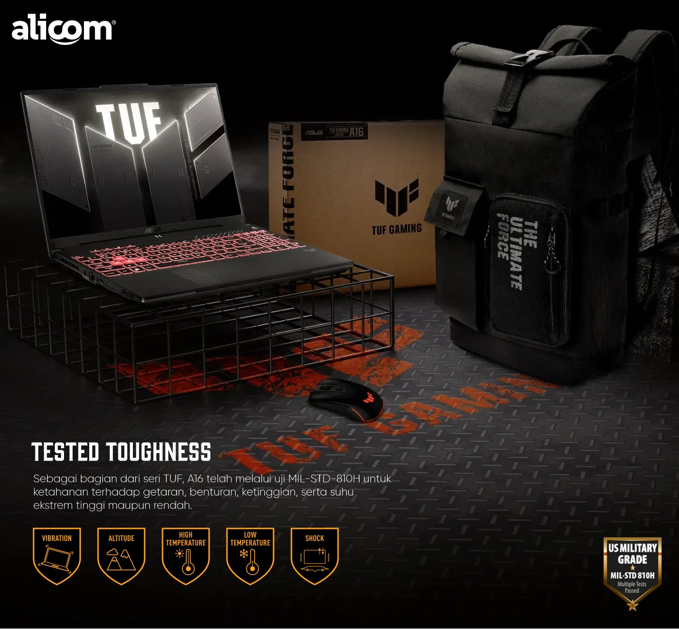 ASUS TUF GAMING A15 FA506NCQ/RYZEN 7-170/8GB/512GB SSD/RTX3050/15"6FHD/WIN 11+OHS